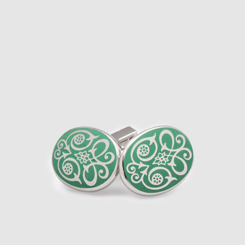 enamel cufflinks