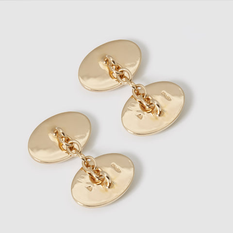 gold cufflinks