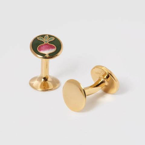 enamel cufflinks