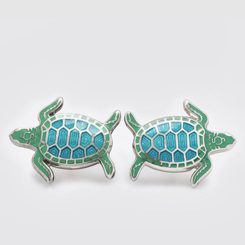 enamel cufflinks