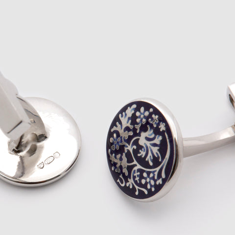 enamel cufflinks